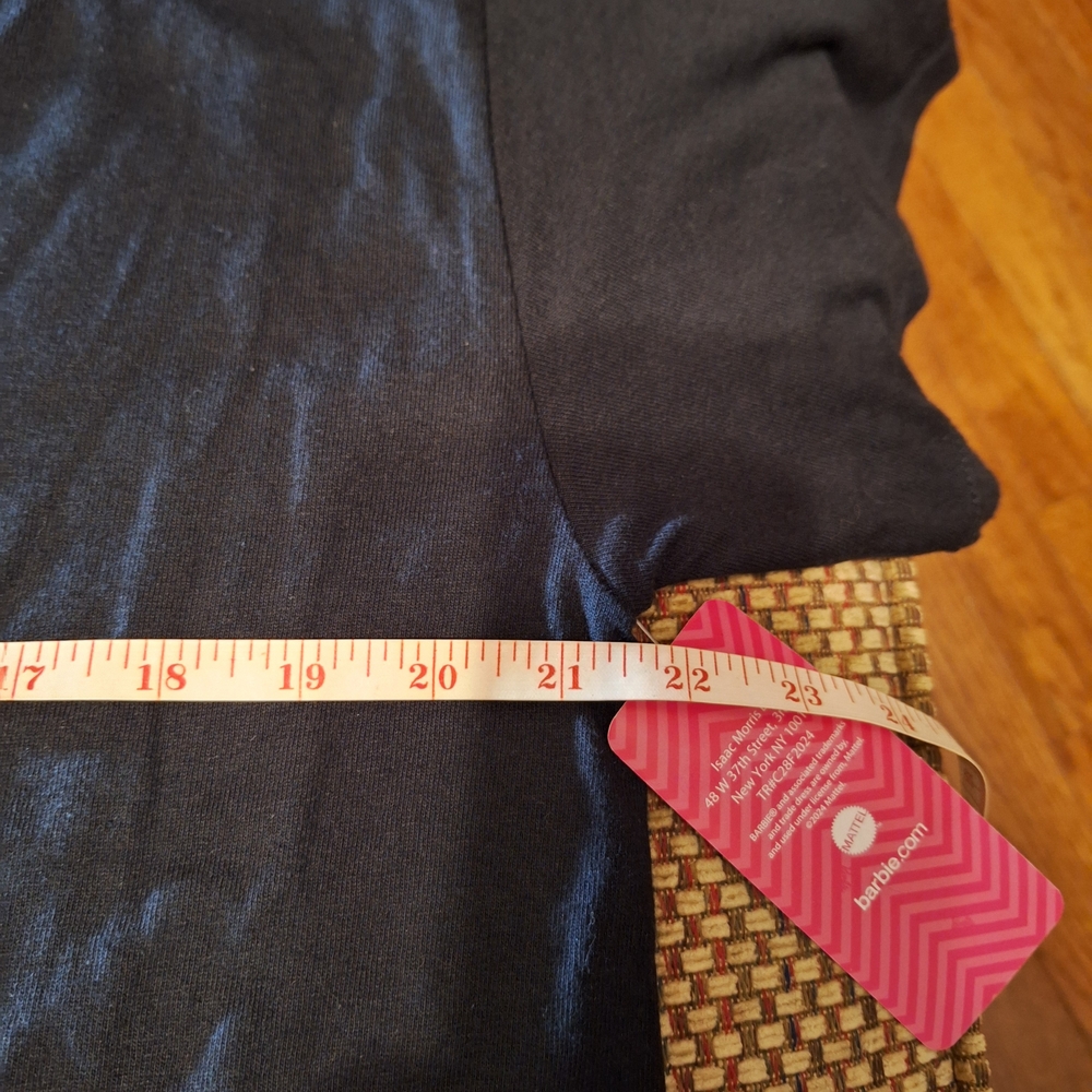 Barbie Women's Black T-Shirt with Pink Logo - Picture 6 of 9